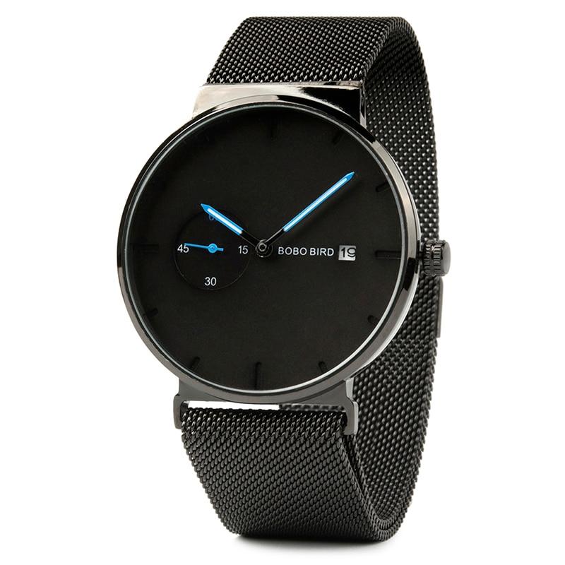 Personalized Men Stainless Steel Quartz Watches Gifts for Men-A Loves Gift