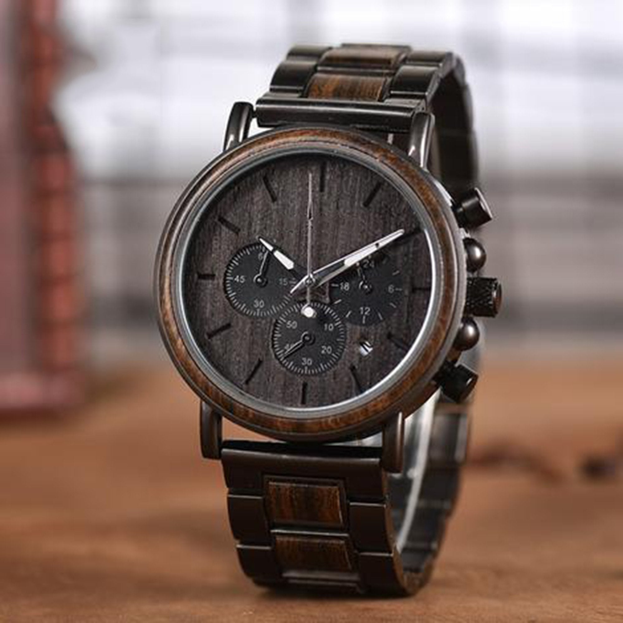 Great Gift For Husband - Engraved Wooden Wristwatches-A Loves Gift