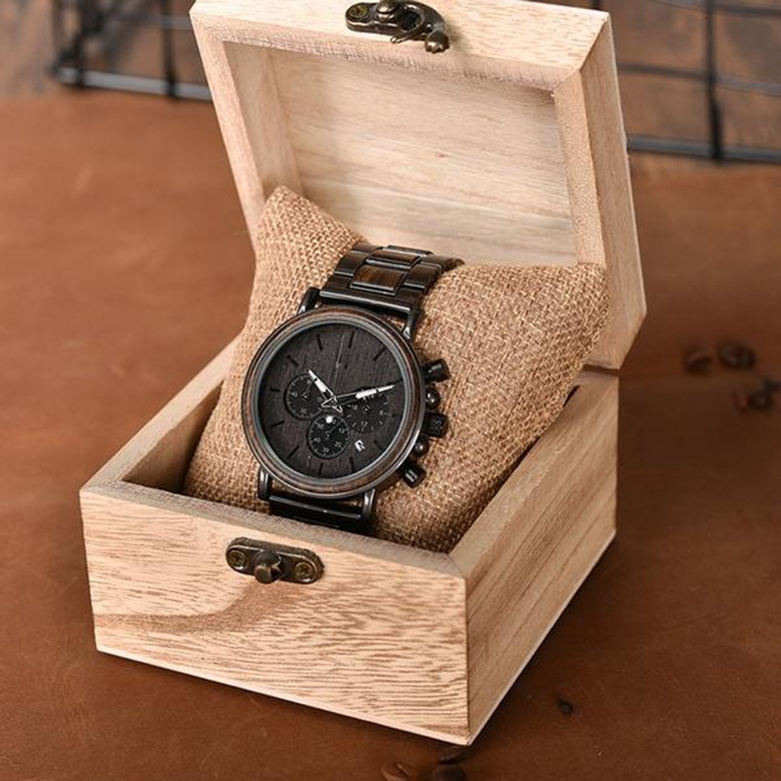 Great Gift For Husband - Engraved Wooden Wristwatches-A Loves Gift