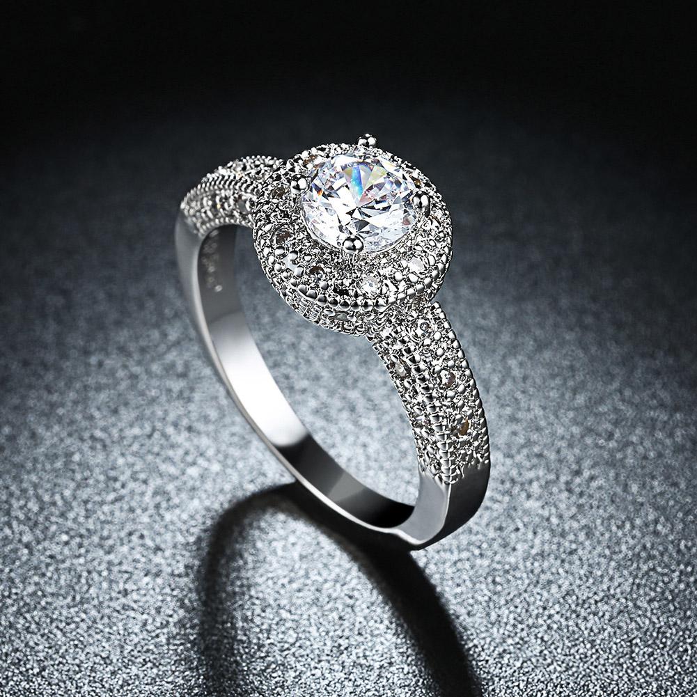 1.90 CTTW Single Crystal Multi-Pav'e Engagement Ring Set in Silvertone, , Riakoob Jewelry, Riakoob Jewelry  jewelryjewelry deals, swarovski crystal jewelry, groupon jewelry,, jewelry for mom,