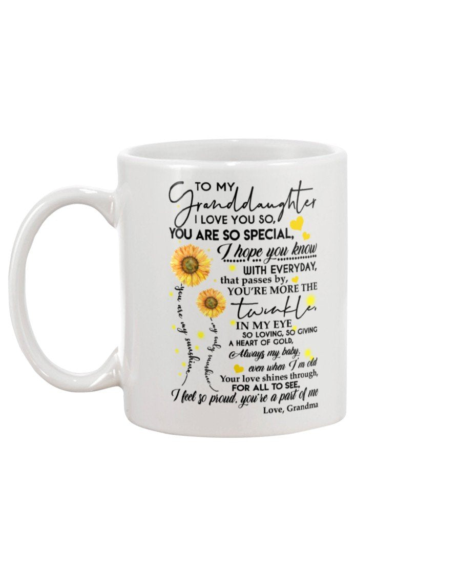Perfect Gifts For GrandDaughter - Coffee Mug For GrandDaughter-A Loves Gift