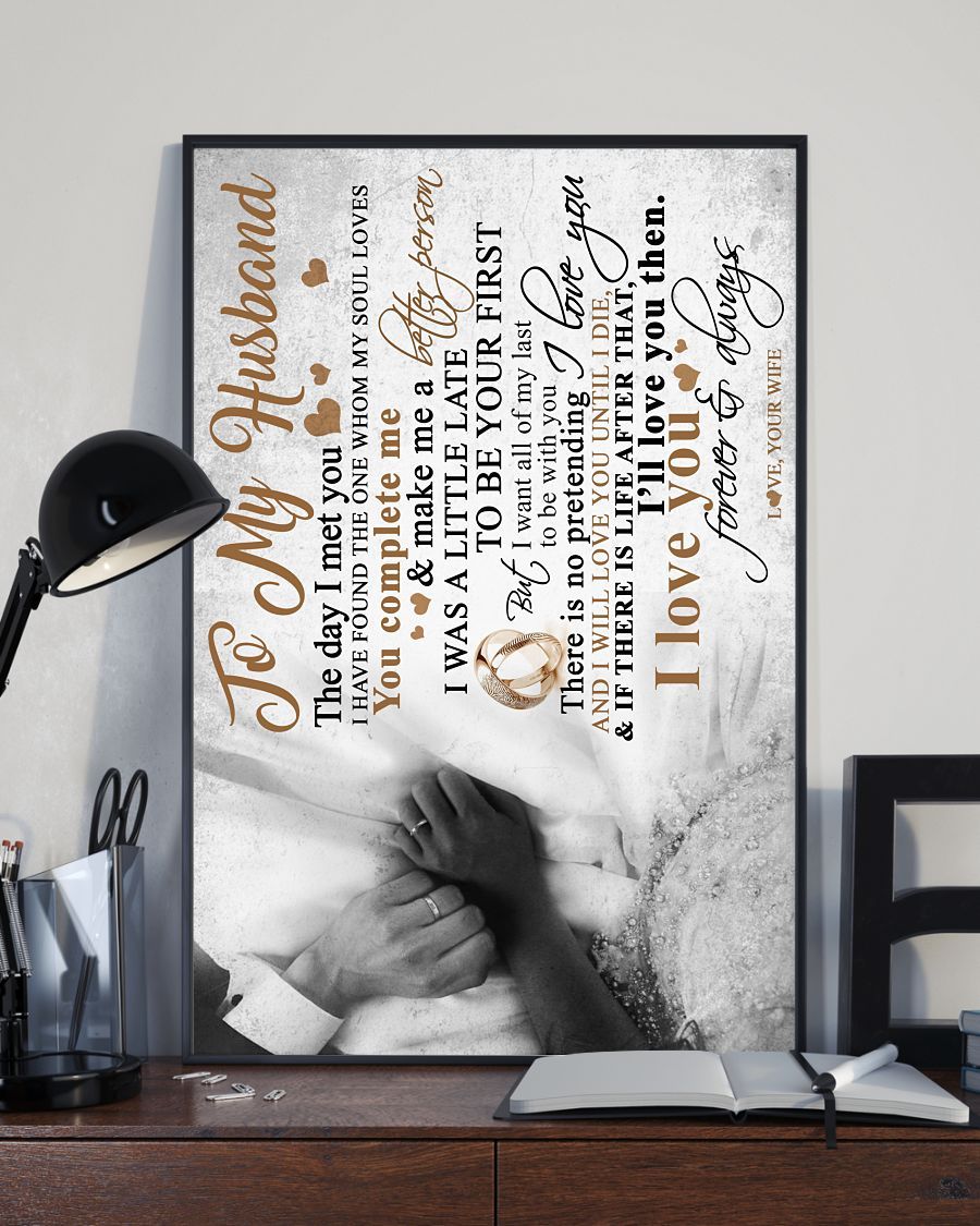 Perfect Gifts For Husband - To My Husband Poster-A Loves Gift