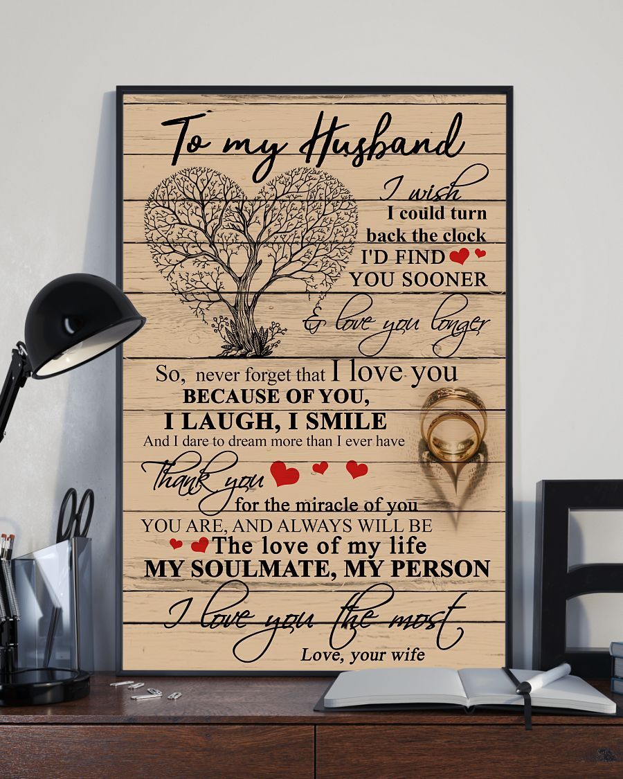 Perfect Gifts For Husband - To My Husband Poster-A Loves Gift