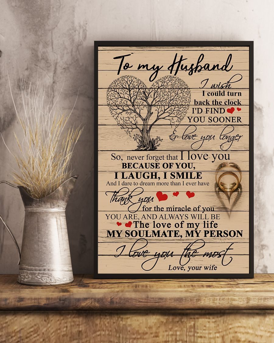 Perfect Gifts For Husband - To My Husband Poster-A Loves Gift