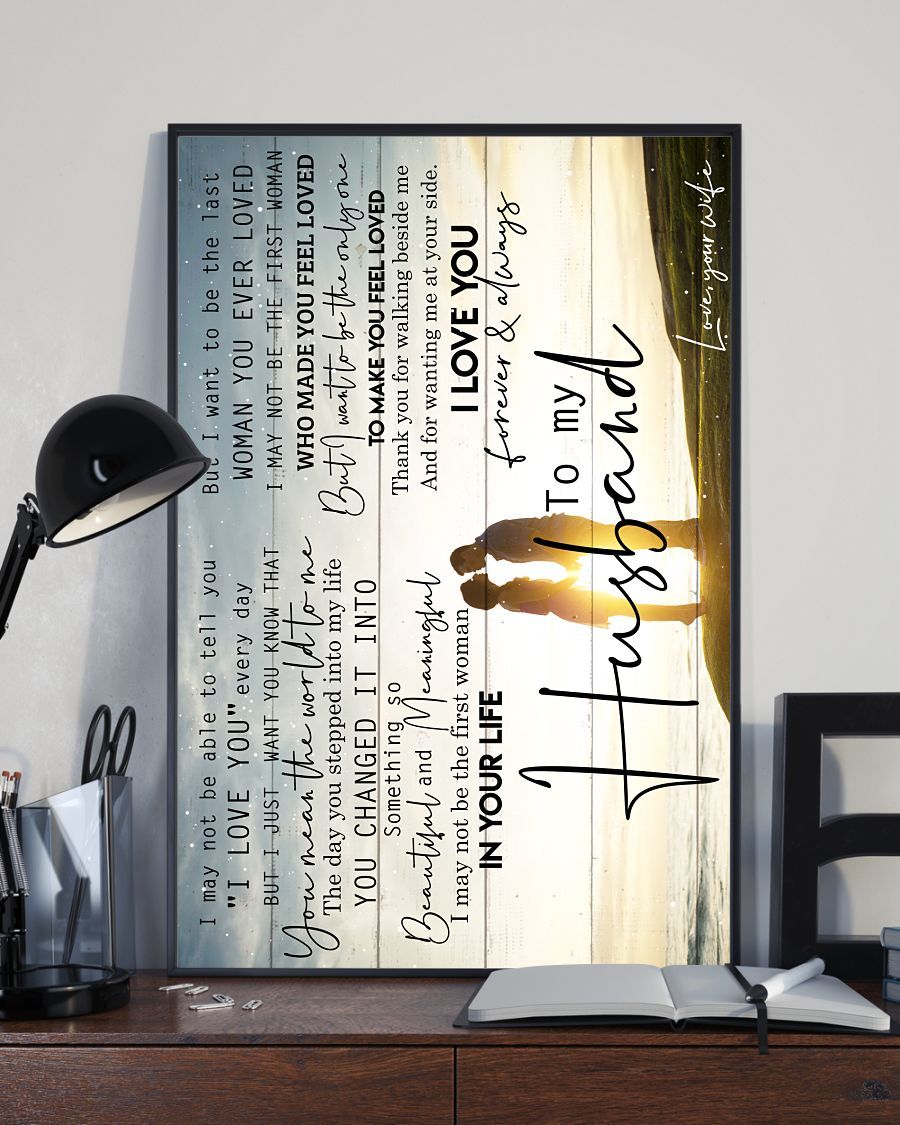 Perfect Gifts For Husband - To My Husband Poster-A Loves Gift