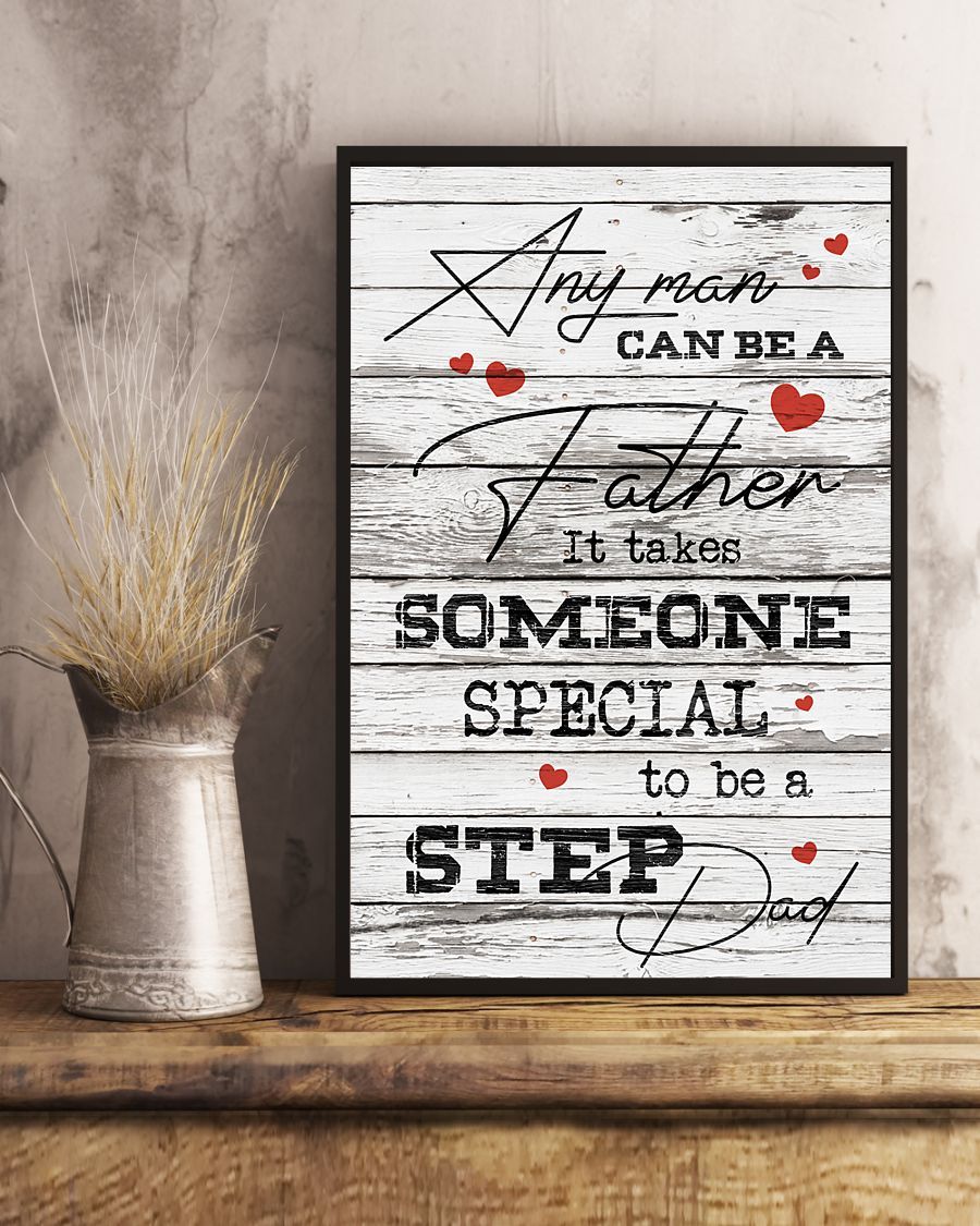 Perfect Gift For Step Dad Poster-A Loves Gift