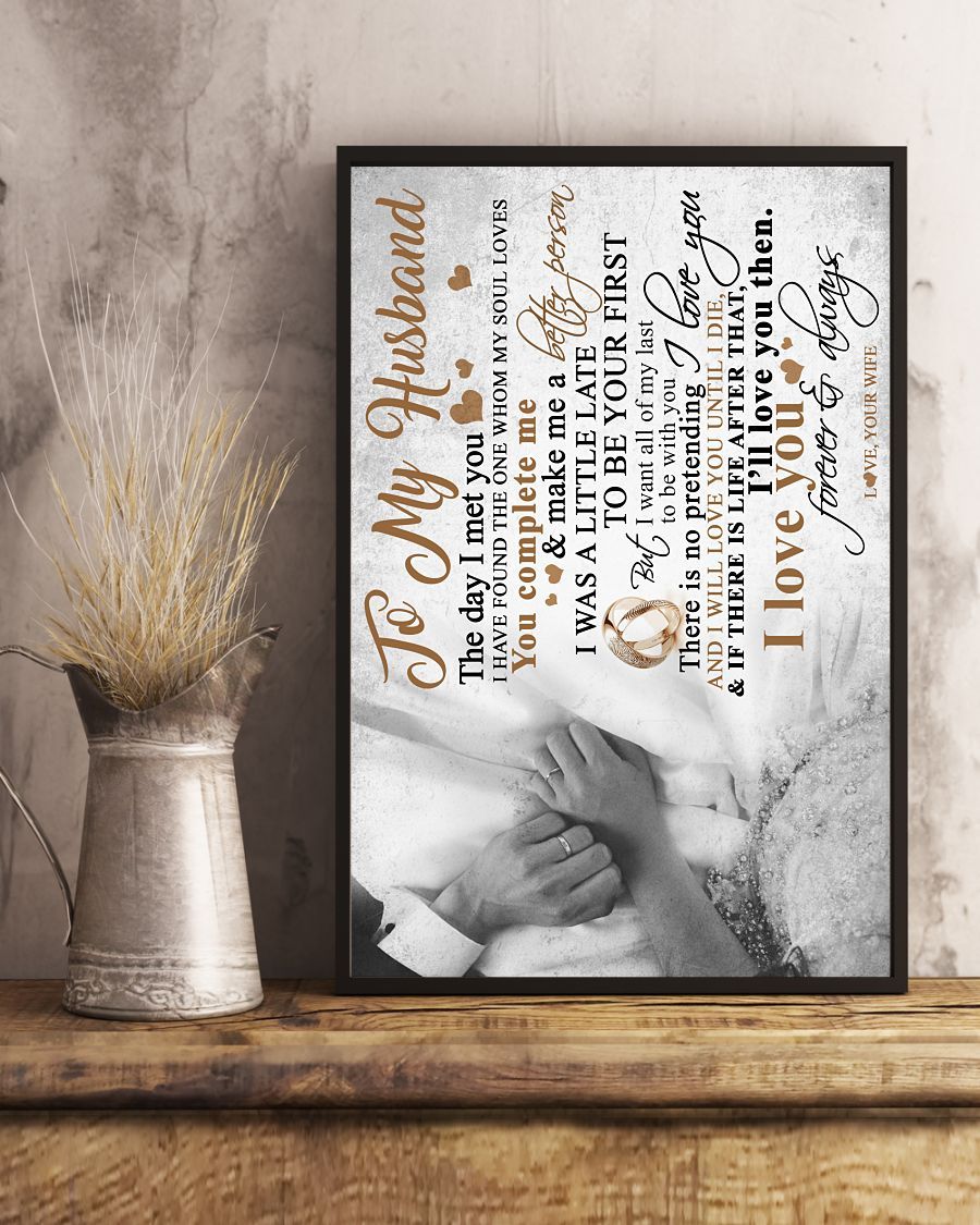 To My Husband Poster-A Loves Gift