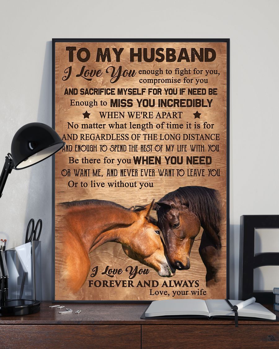 Perfect Gifts For Husband - To My Husband Poster-A Loves Gift