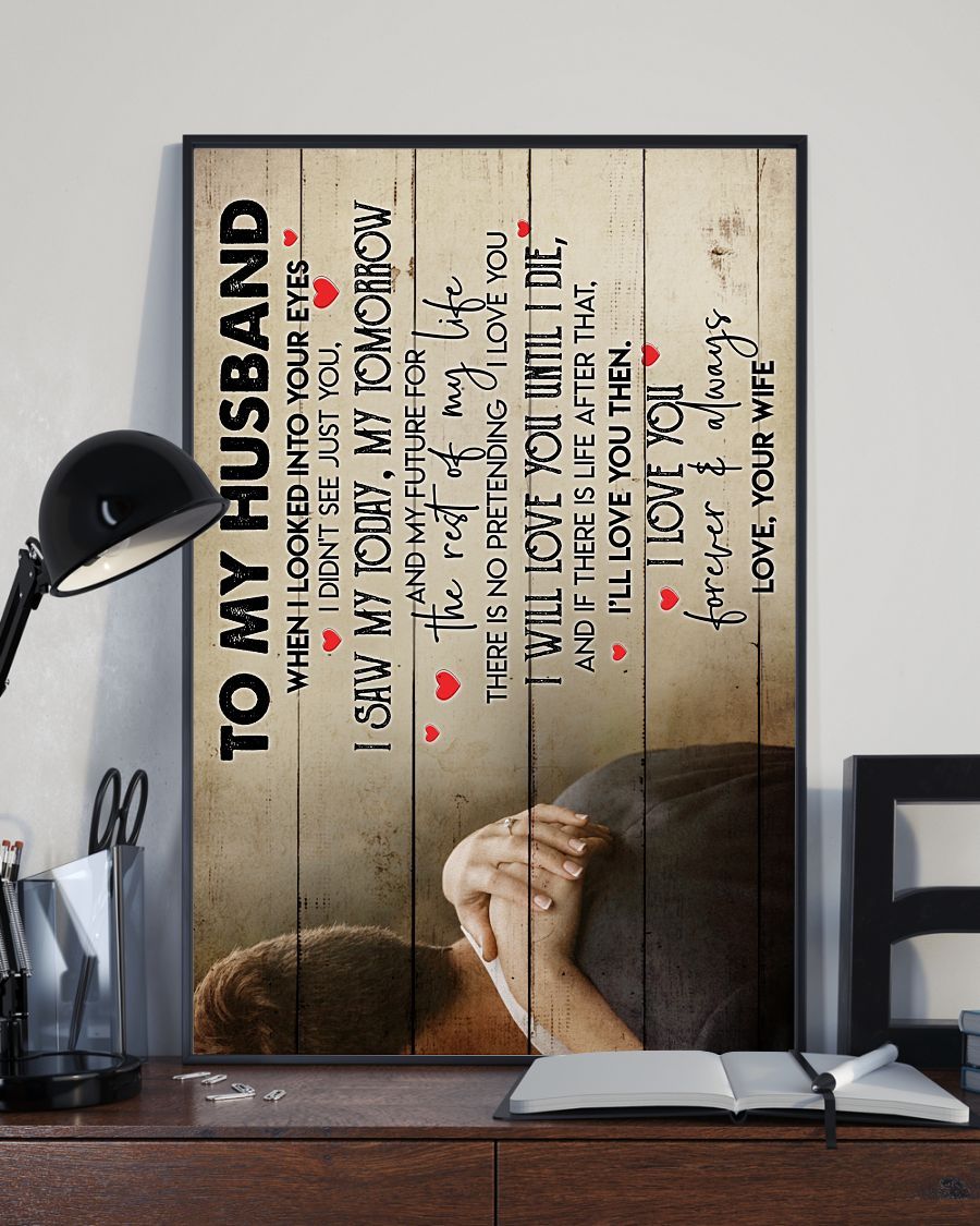 Perfect Gifts For Husband - To My Husband Poster-A Loves Gift
