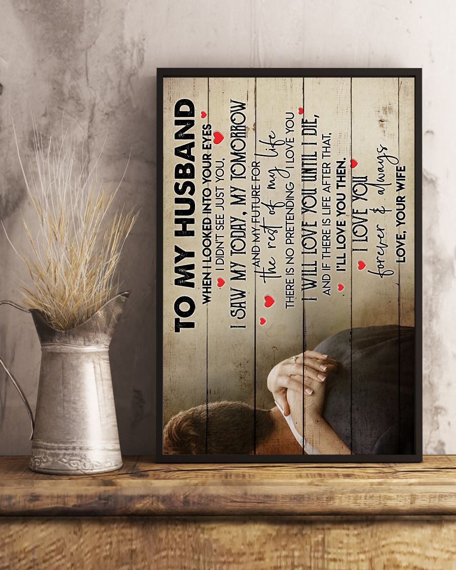 Perfect Gifts For Husband - To My Husband Poster-A Loves Gift