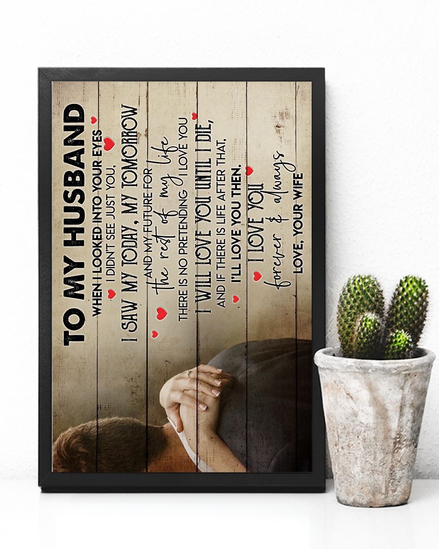 Perfect Gifts For Husband - To My Husband Poster-A Loves Gift