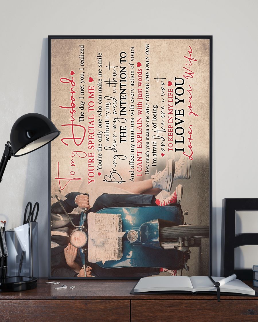 Perfect Gifts For Husband - To My Husband Poster-A Loves Gift