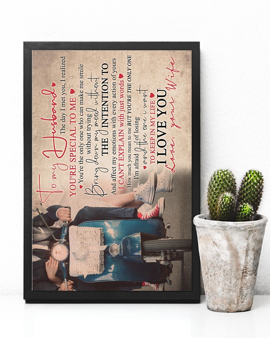 Perfect Gifts For Husband - To My Husband Poster-A Loves Gift