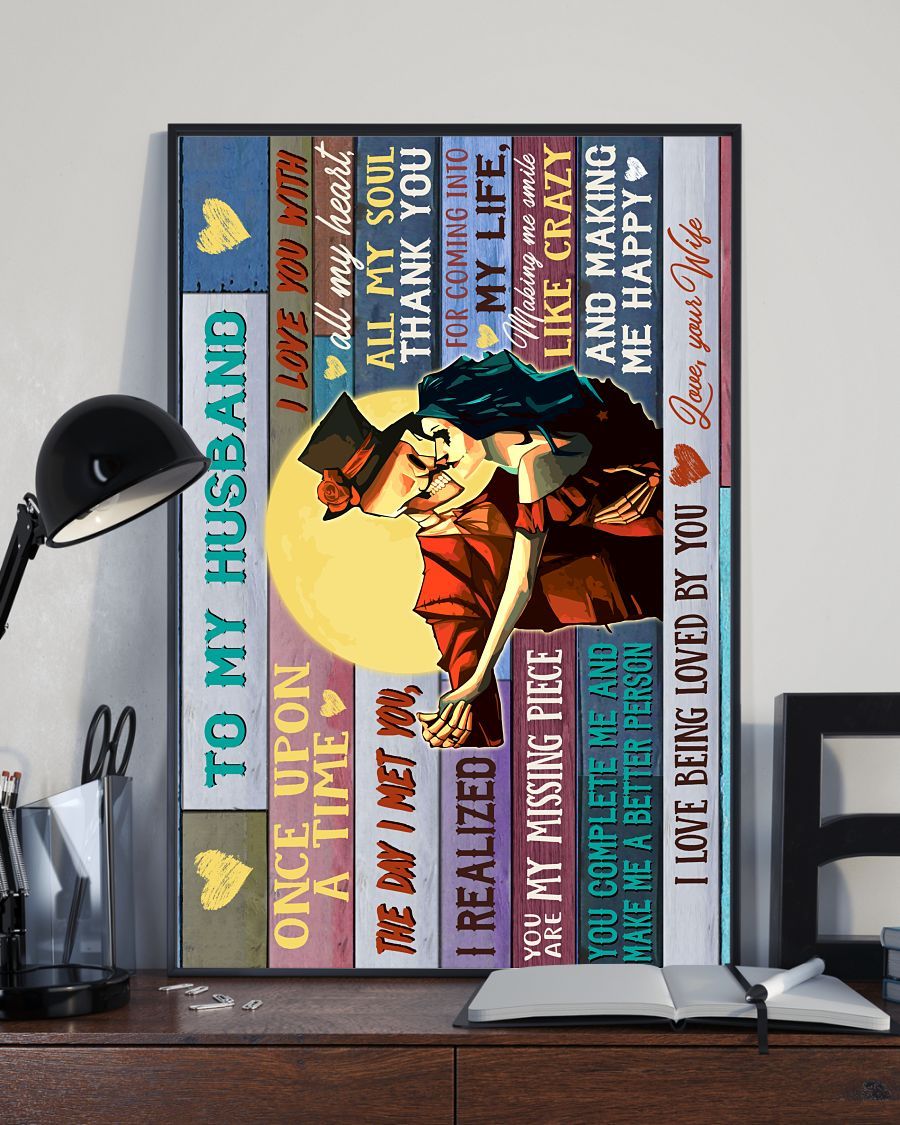 Perfect Gifts For Husband - To My Husband Poster-A Loves Gift