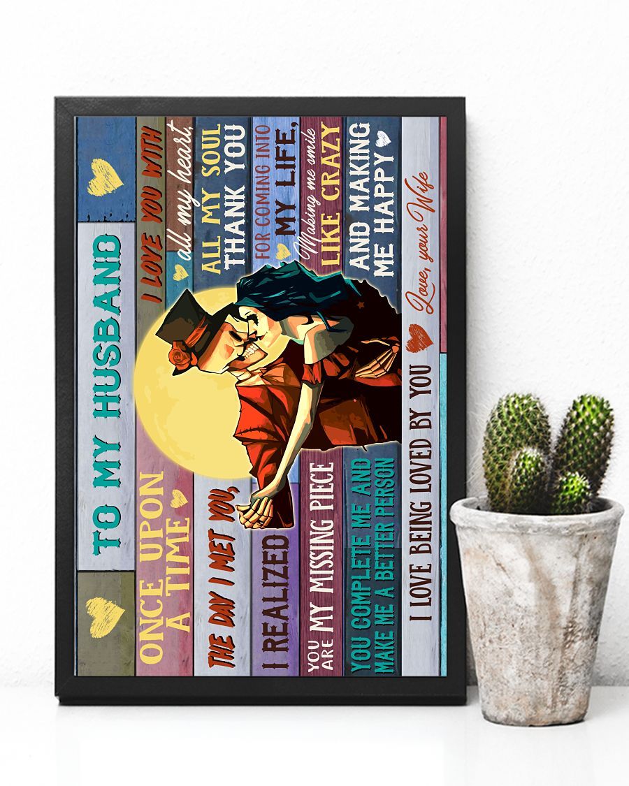 Perfect Gifts For Husband - To My Husband Poster-A Loves Gift