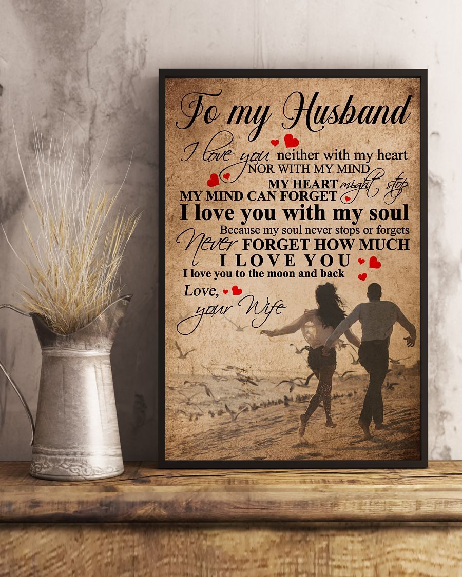 Perfect Gifts For Husband - To My Husband Poster-A Loves Gift