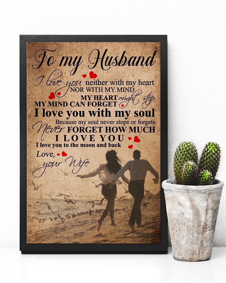 Perfect Gifts For Husband - To My Husband Poster-A Loves Gift