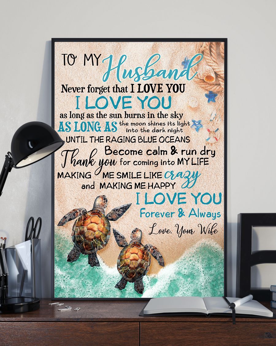 Perfect Gifts For Husband - To My Husband Poster-A Loves Gift