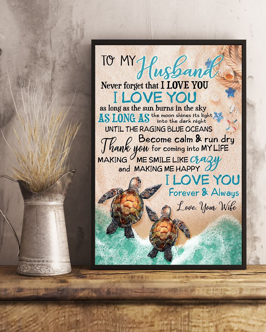 Perfect Gifts For Husband - To My Husband Poster-A Loves Gift