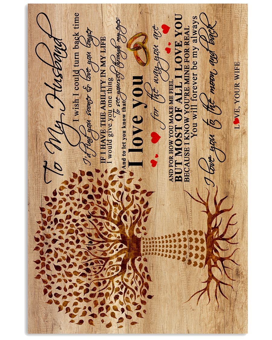 Perfect Gifts For Husband - To My Husband Poster-A Loves Gift