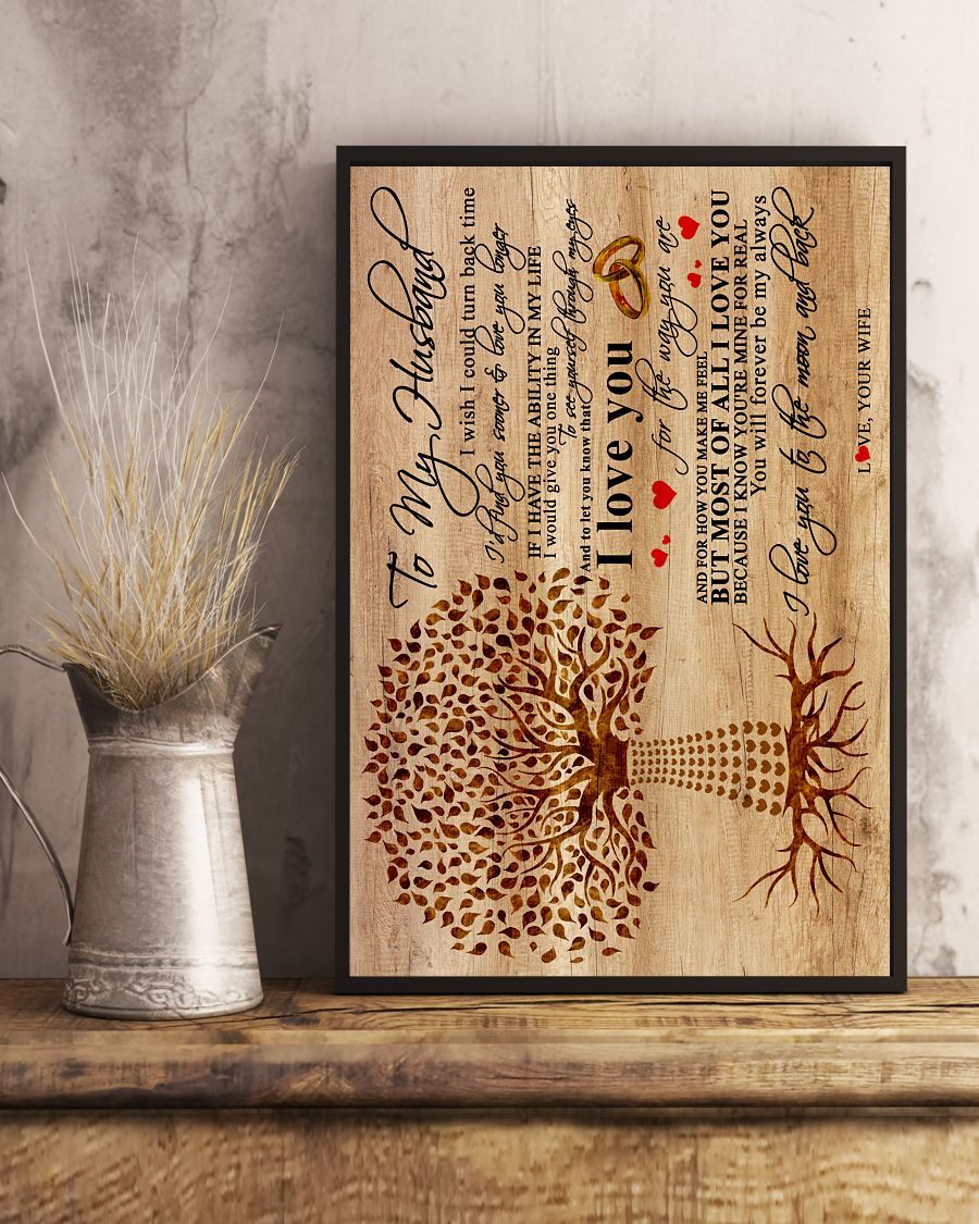 Perfect Gifts For Husband - To My Husband Poster-A Loves Gift