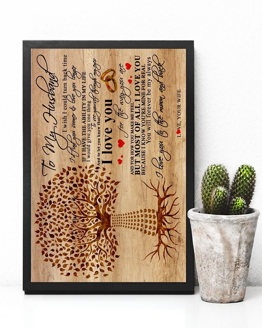 Perfect Gifts For Husband - To My Husband Poster-A Loves Gift