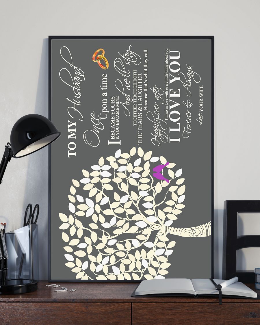Perfect Gifts For Husband - To My Husband Poster-A Loves Gift