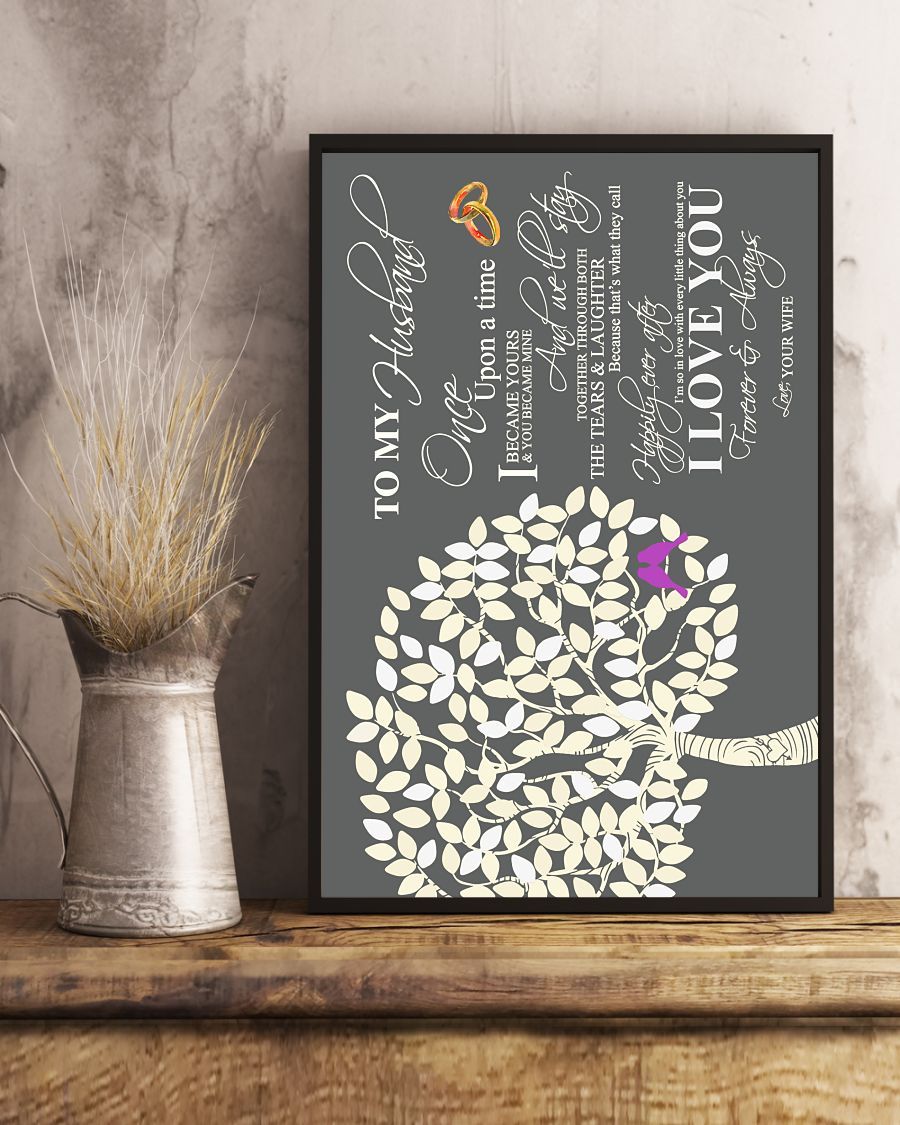 Perfect Gifts For Husband - To My Husband Poster-A Loves Gift