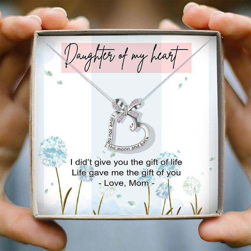 To My Daughter Necklace Gifts-A Loves Gift