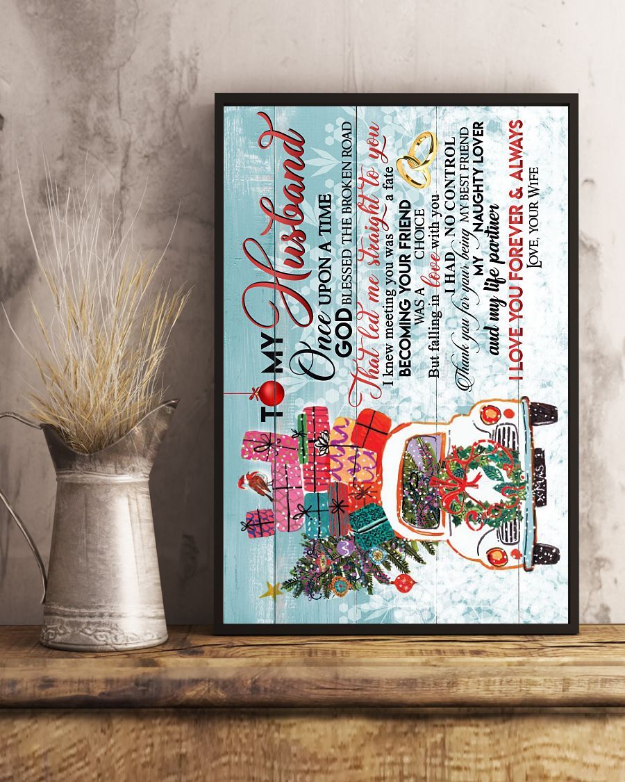 Perfect Gifts For Husband - To My Husband Poster-A Loves Gift
