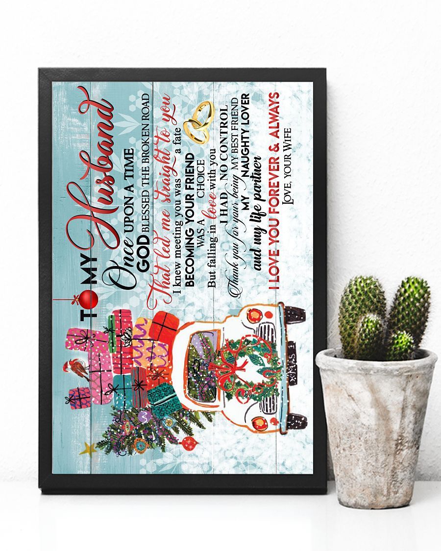 Perfect Gifts For Husband - To My Husband Poster-A Loves Gift