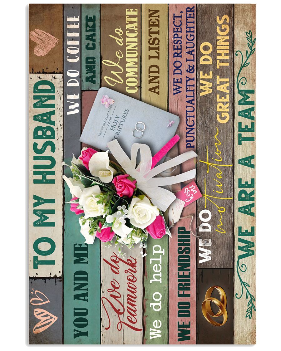 Perfect Gifts For Husband - To My Husband Poster-A Loves Gift