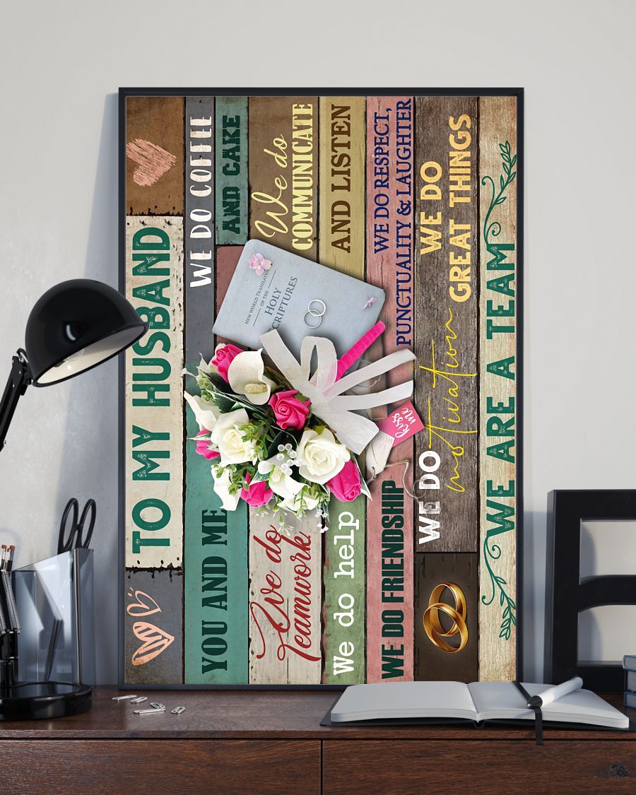 Perfect Gifts For Husband - To My Husband Poster-A Loves Gift