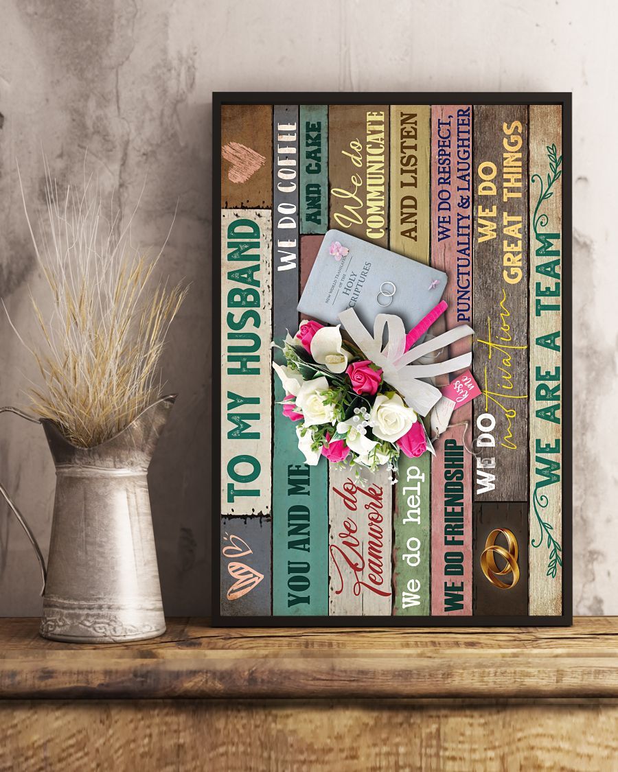 Perfect Gifts For Husband - To My Husband Poster-A Loves Gift