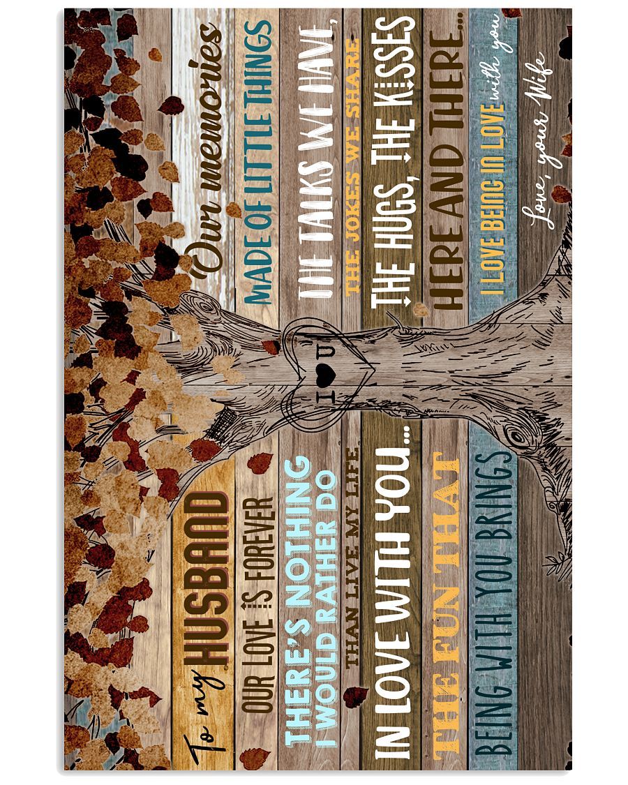 Perfect Gifts For Husband - To My Husband Poster-A Loves Gift