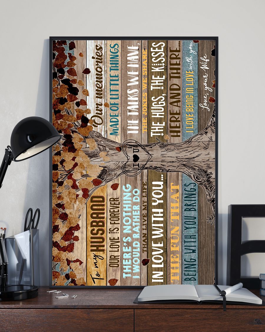 Perfect Gifts For Husband - To My Husband Poster-A Loves Gift