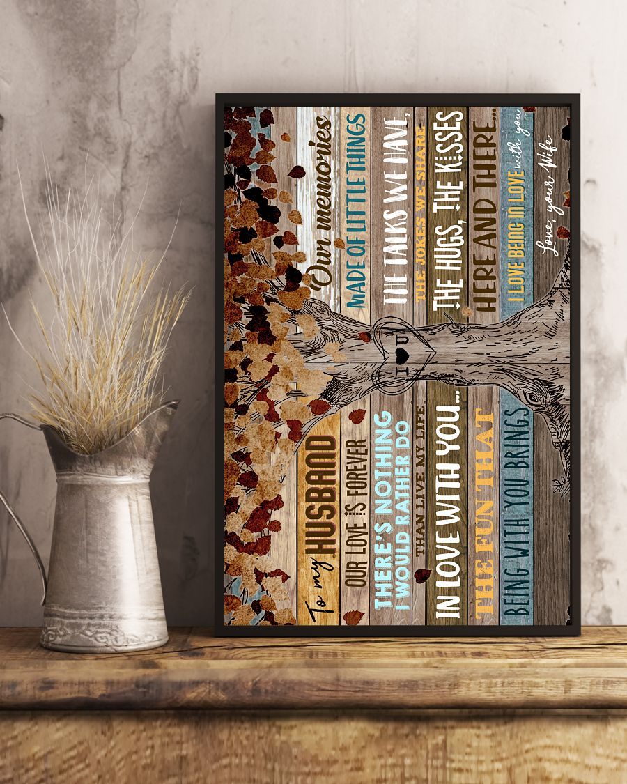 Perfect Gifts For Husband - To My Husband Poster-A Loves Gift