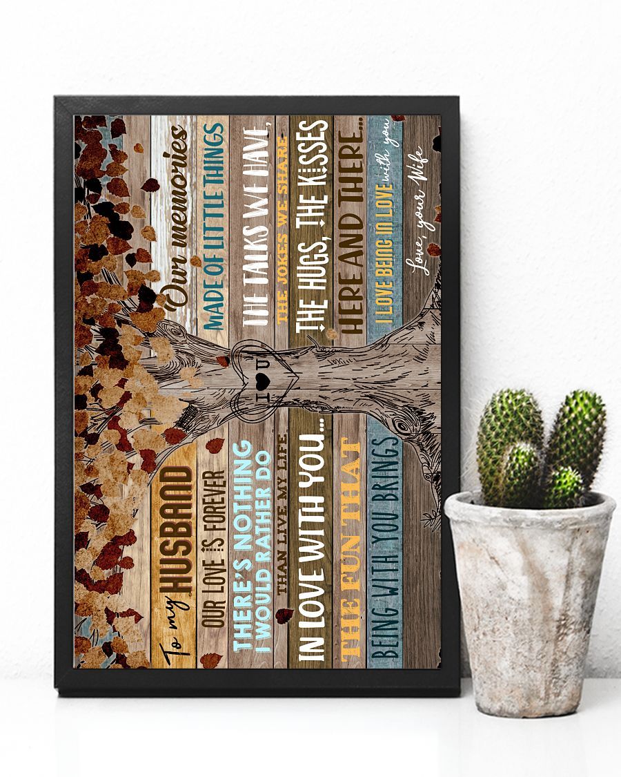 Perfect Gifts For Husband - To My Husband Poster-A Loves Gift