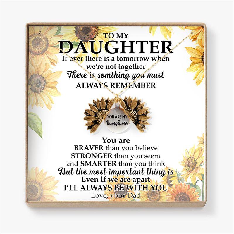 To My Daughter Necklace Gifts-A Loves Gift