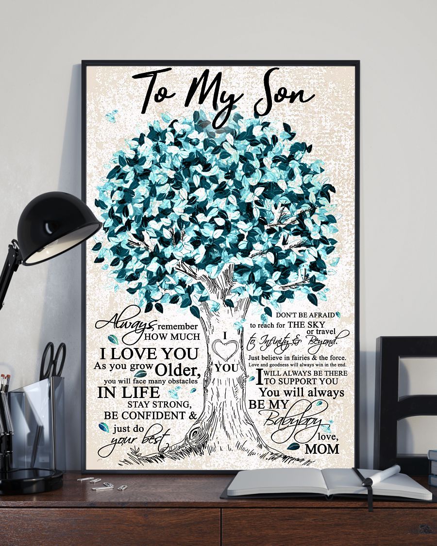 To My Son Poster - Great Gifts For Your Son-A Loves Gift