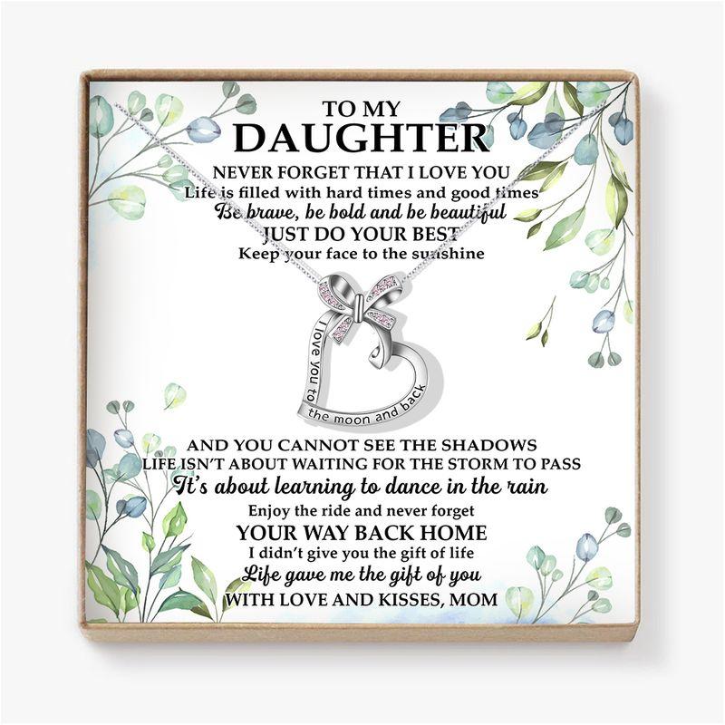 To My Daughter Necklace Gifts-A Loves Gift