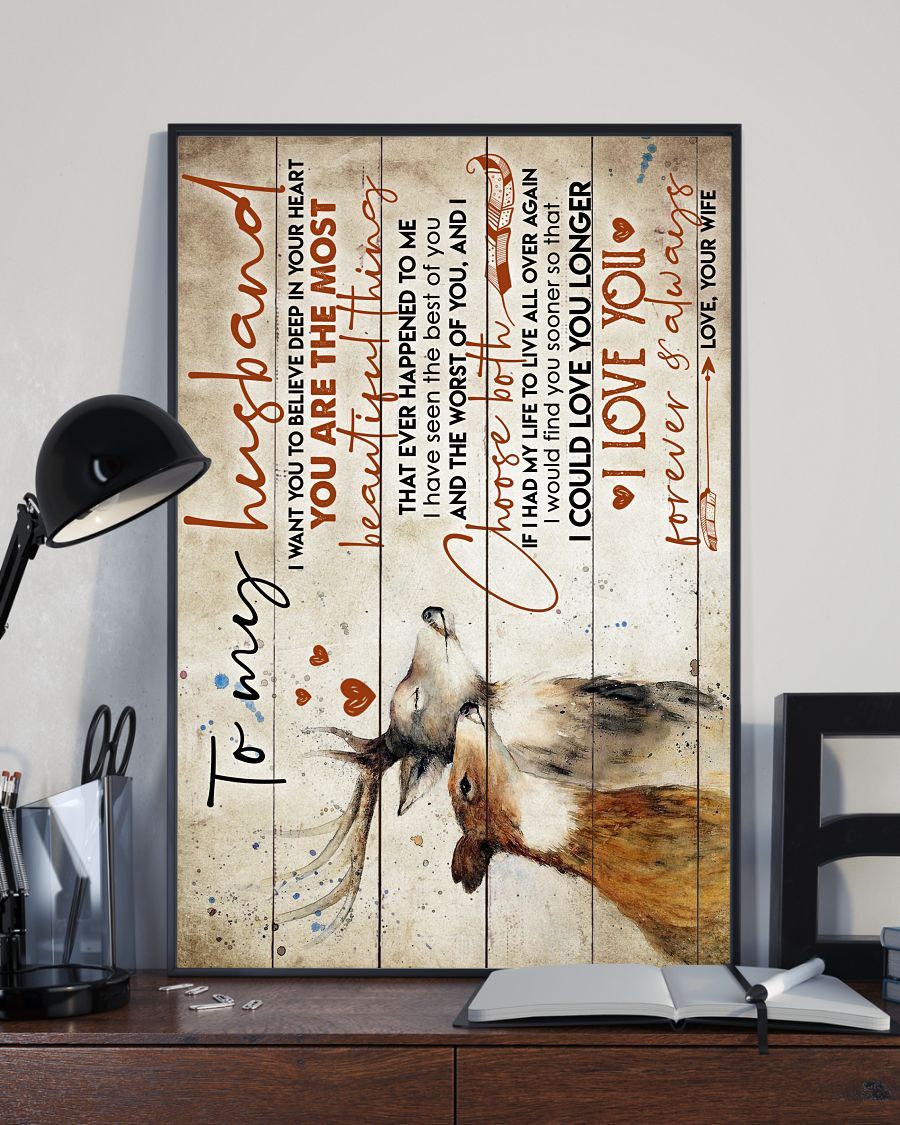 Perfect Gifts For Husband - To My Husband Poster-A Loves Gift