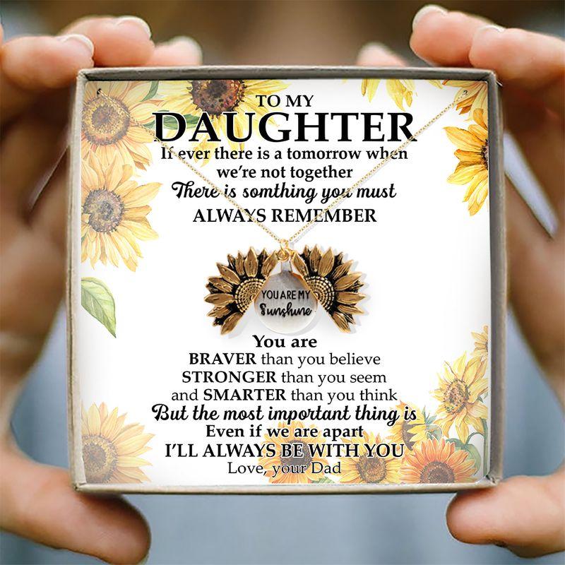 To My Daughter Necklace Gifts-A Loves Gift