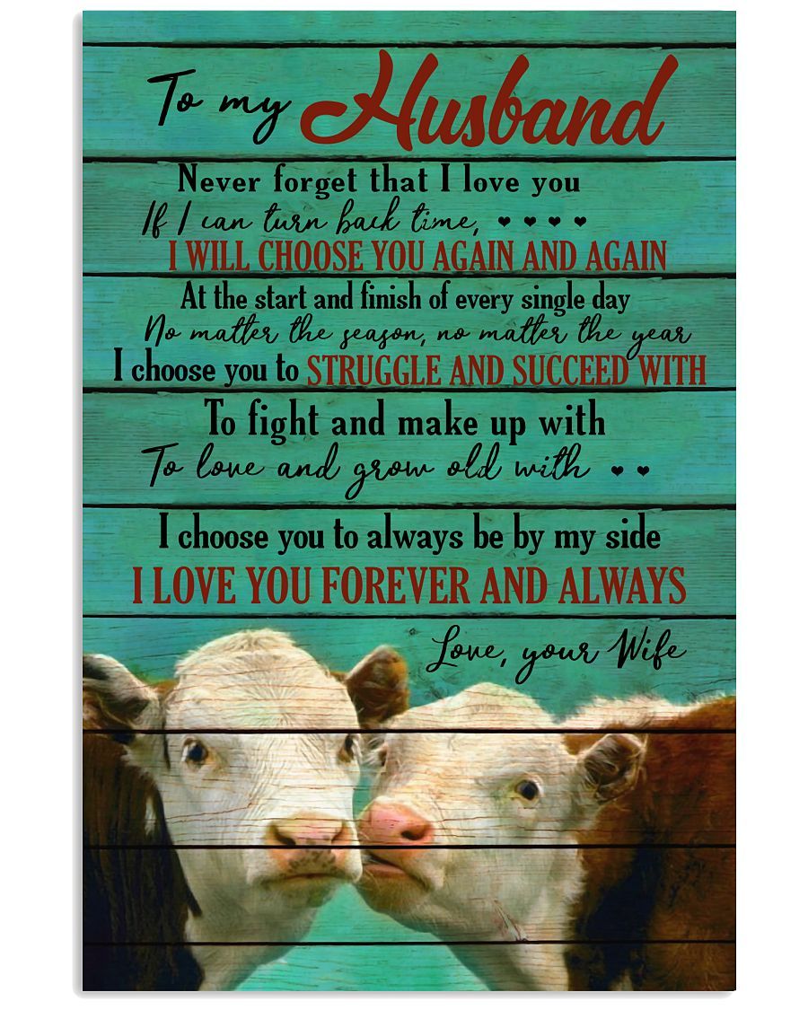 Perfect Gifts For Husband - To My Husband Poster-A Loves Gift