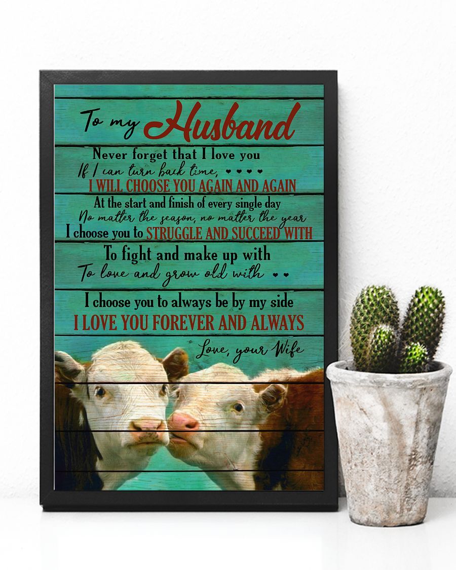 Perfect Gifts For Husband - To My Husband Poster-A Loves Gift
