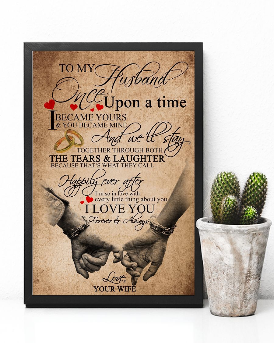 Perfect Gifts For Husband - To My Husband Poster-A Loves Gift