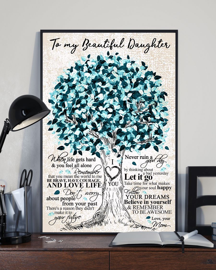 Daughter Poster Gifts - Perfect Gifts For Daughter-A Loves Gift