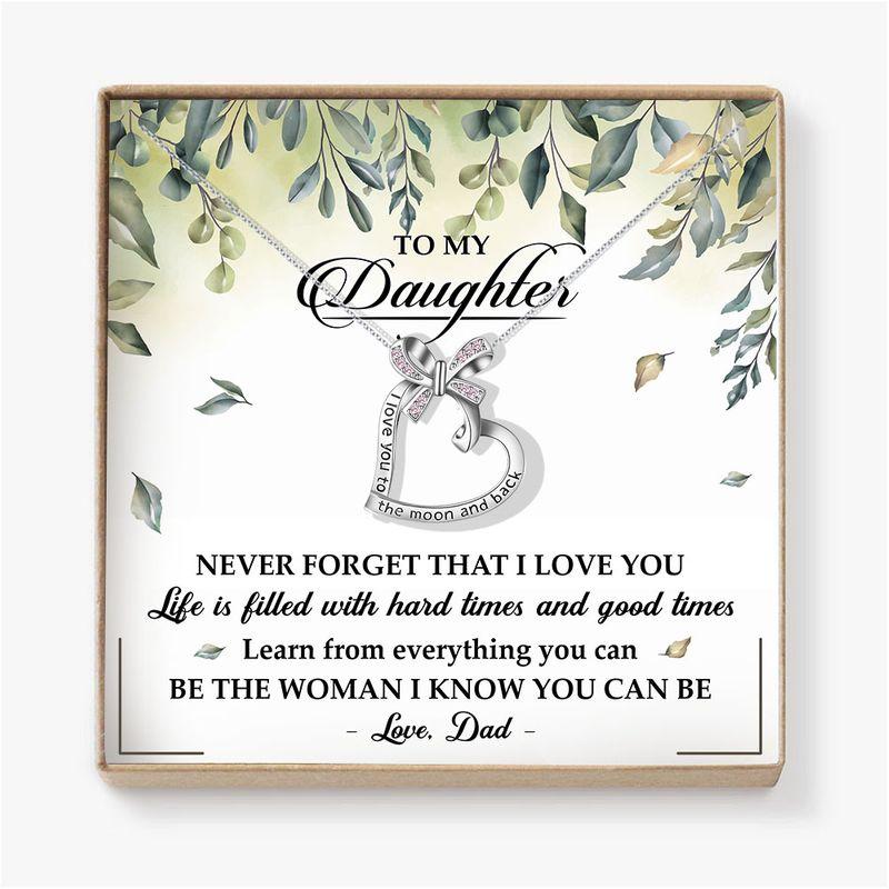 To My Daughter Necklace Gifts-A Loves Gift