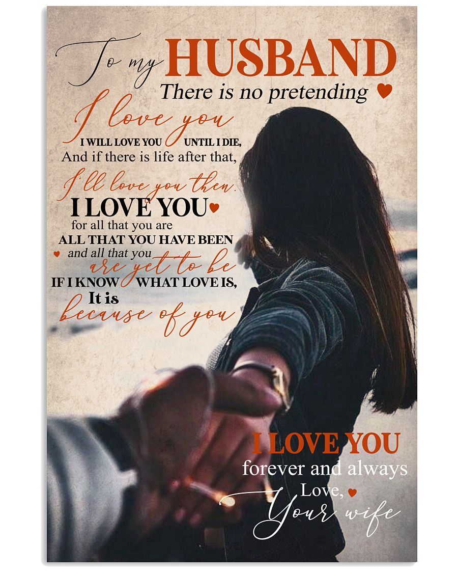 Perfect Gifts For Husband - To My Husband Poster-A Loves Gift