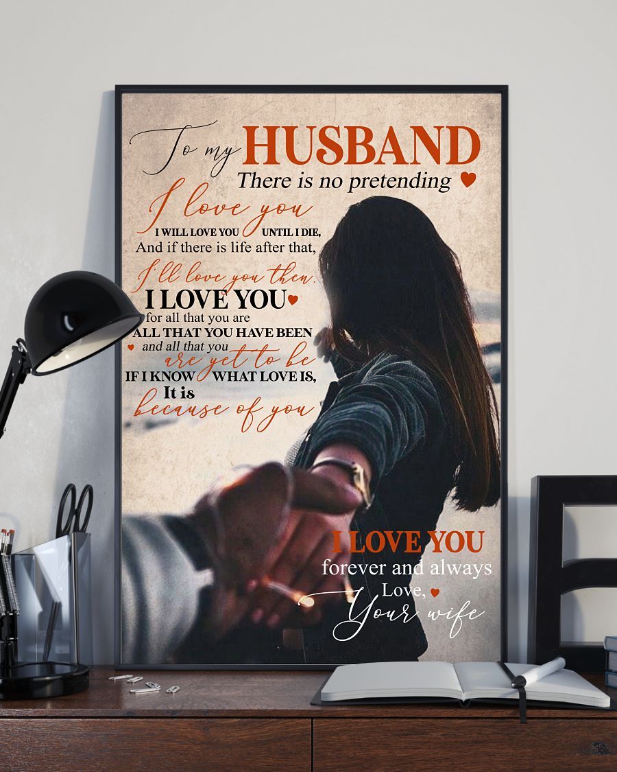 Perfect Gifts For Husband - To My Husband Poster-A Loves Gift